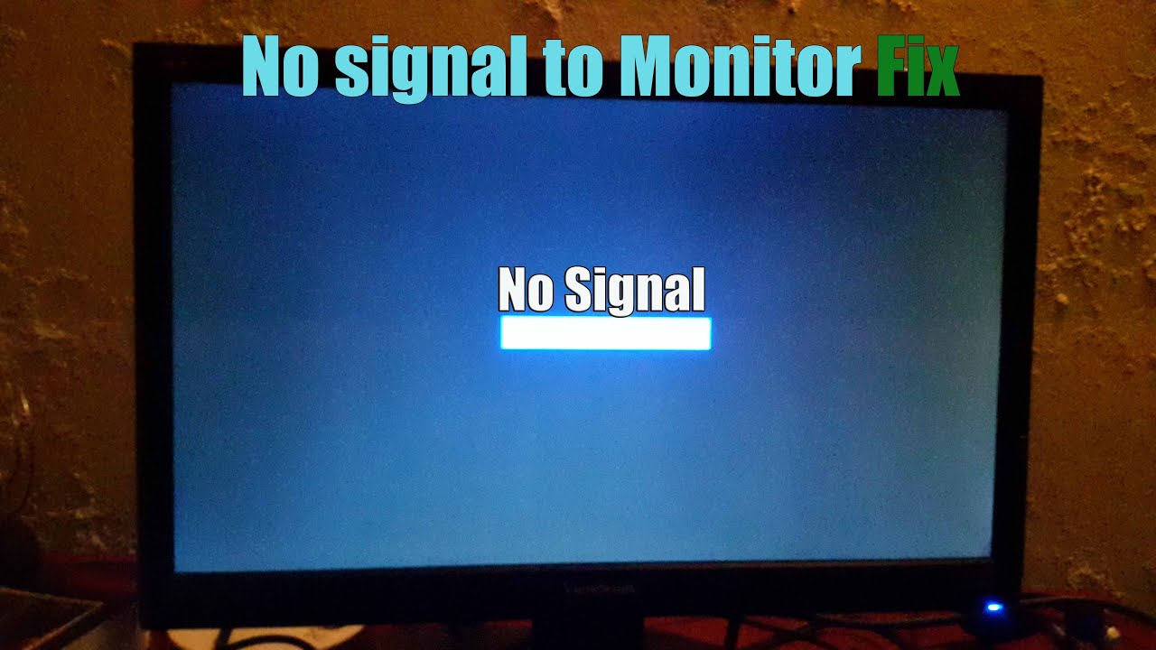 There is no connected monitor tv